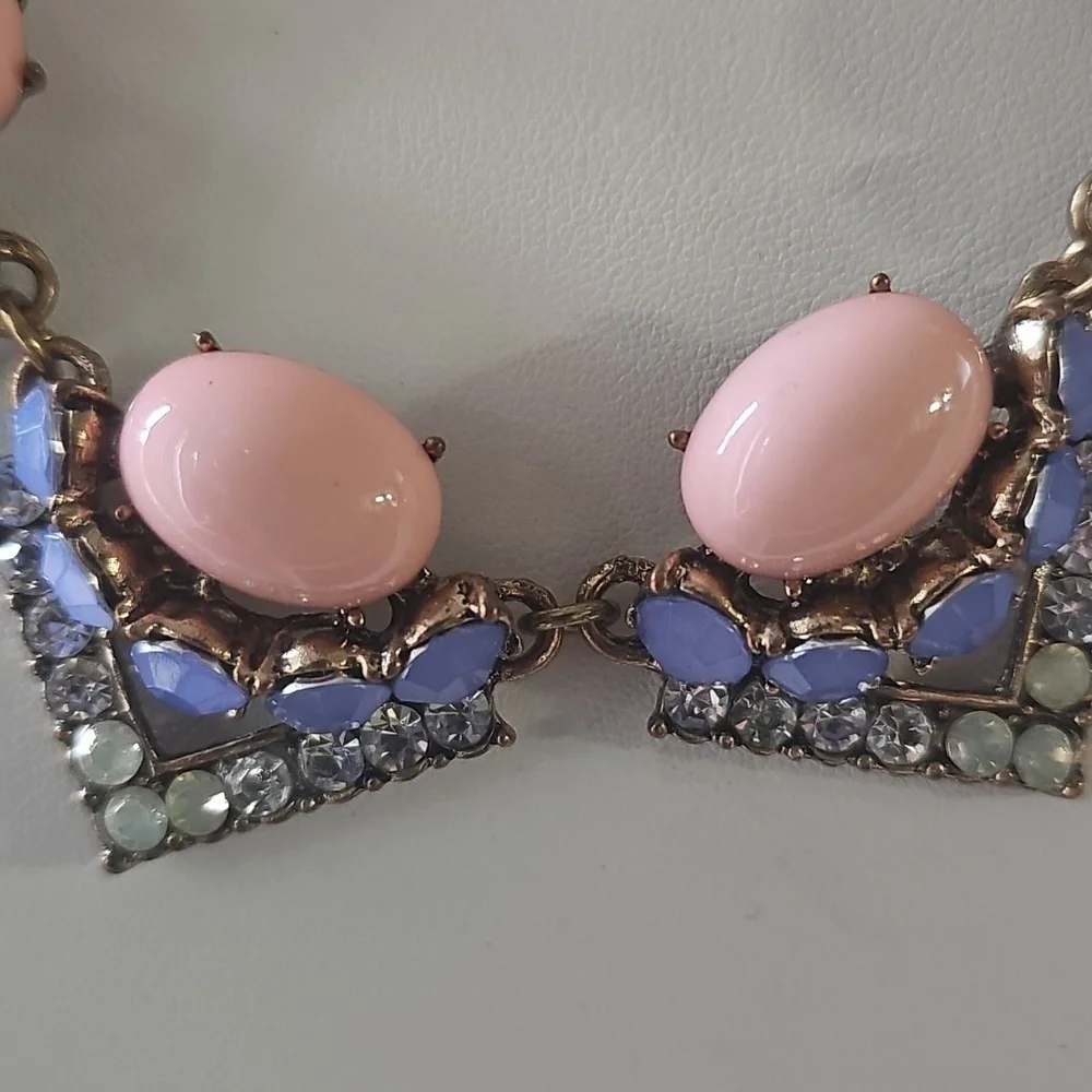 Aldo Pink and Lavender Statement Necklace